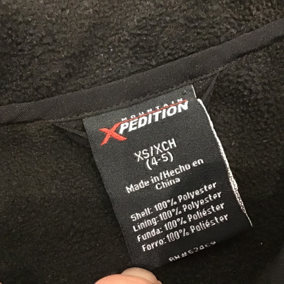 🧥 Mountain Expedition Kids Jacket | Size XS (4-5) | Black | Machine Washable - Picture 5 of 5